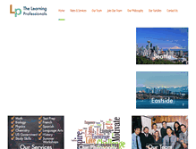 Tablet Screenshot of learningprofessionals.com